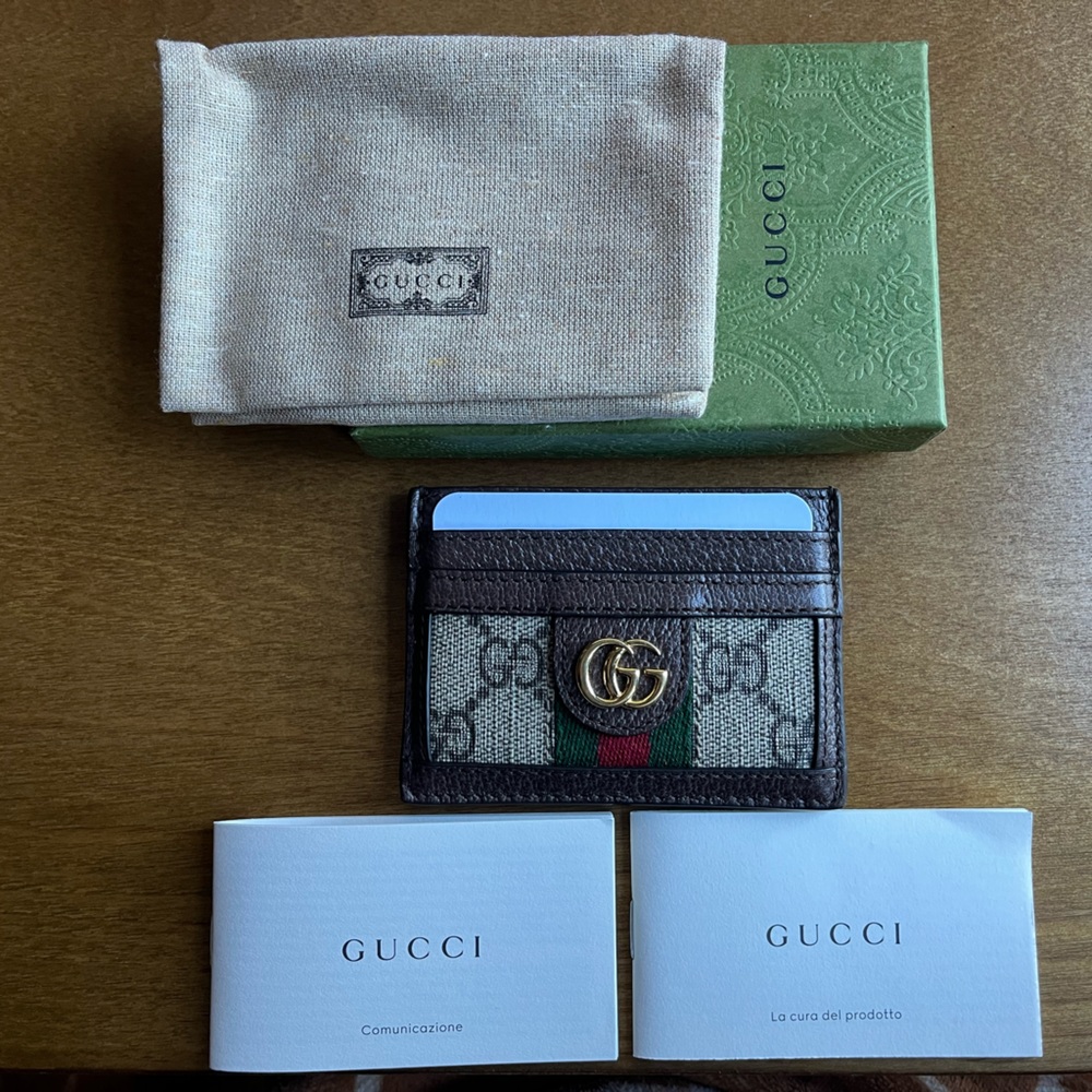 Gucci card holder